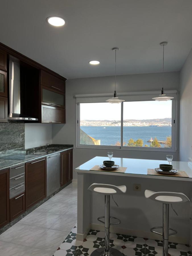 Apartamento En Cangas - Vistas Al Mar ภายนอก รูปภาพ